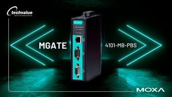 Simplifica la Conexión Entre Modbus y PROFIBUS con el Moxa MGate 4101-MB-PBS