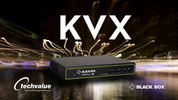 Gestión de señales a larga distancia: Conoce el KVX de la familia KVM de Black Box exclusivo en Techvalue